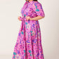 CELESTIAL SKIES WOVEN MIDI DRESS