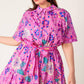 CELESTIAL SKIES WOVEN MIDI DRESS