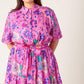 CELESTIAL SKIES WOVEN MIDI DRESS