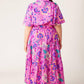 CELESTIAL SKIES WOVEN MIDI DRESS