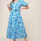 SEASONALLY LOVELY WOVEN MIDI DRESS