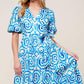 SEASONALLY LOVELY WOVEN MIDI DRESS