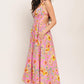 ROSY DAYDREAM WOVEN MIDI DRESS