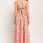 ROSY DAYDREAM WOVEN MIDI DRESS