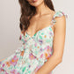 HEAVENLY BLOSSOM WOVEN MAXI DRESS