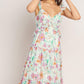HEAVENLY BLOSSOM WOVEN MAXI DRESS