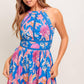 SUN-KISSED FLOWER WOVEN MIDI DRESS