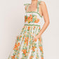 MARIGOLD BREEZE WOVEN MIDI DRESS