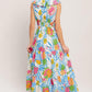 PINEAPPLE PARADISE WOVEN MAXI DRESS