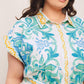 BLUE REGALIA WOVEN MIDI DRESS