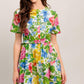 SUNSHINE IN FULL BLOOM WOVEN MINI DRESS