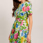SUNSHINE IN FULL BLOOM WOVEN MINI DRESS