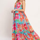 TROPICAL DAYDREAM WOVEN MAXI DRESS