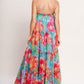 TROPICAL DAYDREAM WOVEN MAXI DRESS