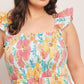SOFT SUNSHINE WOVEN MIDI DRESS