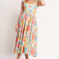 SOFT SUNSHINE WOVEN MIDI DRESS