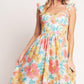 SOFT SUNSHINE WOVEN MIDI DRESS