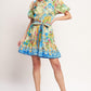 MEET ME IN PARADISE WOVEN MINI DRESS