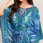 JUST LANDED IN PARADISE WOVEN KAFTAN MAXI DRESS