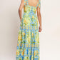 GOLDEN HOUR BLOOM WOVEN MAXI DRESS