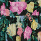 SHADOW FLORAL WOVEN MIDI DRESS