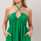 TROPIC STATEMENT WOVEN MAXI DRESS
