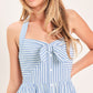 FRESH DAY STRIPE WOVEN MIDI DRESS