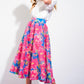SWEET VISION WOVEN MIDI SKIRT
