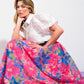 SWEET VISION WOVEN MIDI SKIRT