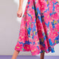 SWEET VISION WOVEN MIDI SKIRT