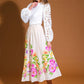 SAGAMORE CREEK LAND WOVEN MIDI SKIRT
