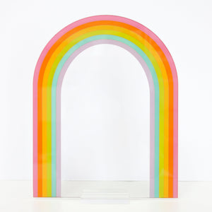 Rainbow Arch Standing Dry Erase Board