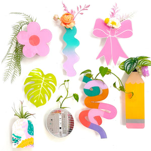 Even More Patterned propagation planters