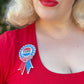 Use Your VOTE Brooch by PolyPaige x Lipstick & Chrome