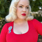 Use Your VOTE Brooch by PolyPaige x Lipstick & Chrome