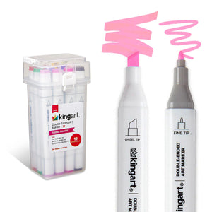 Double-Ended Alcohol Markers 12 Floral Colors