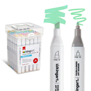 PRO Double-Ended Alcohol Markers - 36 Pastel Colors