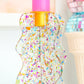 Confetti acrylic candle holders