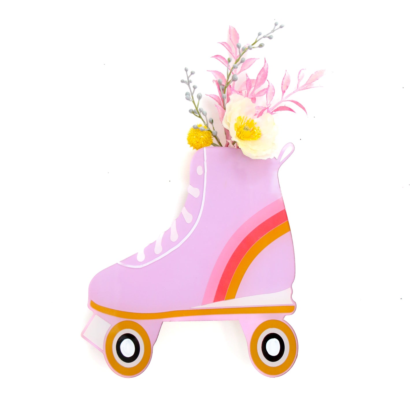 Roller skate propagation planter and bud vase