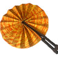 African Wax Print Fan, Handmade in Ghana