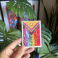 Flower Pride Flag Fridge Magnet