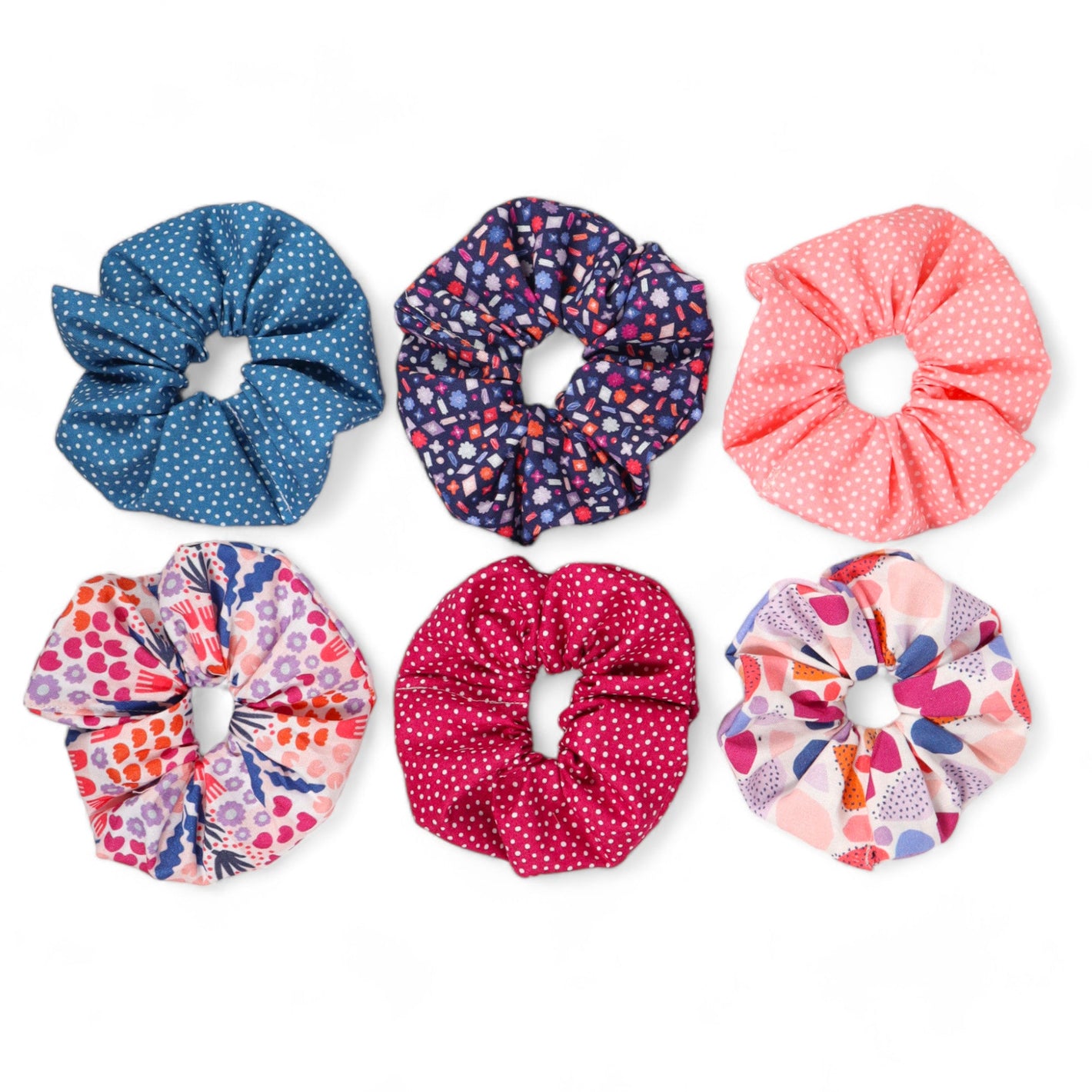 Scrunchie Sewing Kit - Geo Floral