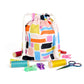Drawstring Bag Sewing Kit - Abstract Black & White - Makes 2 Bags