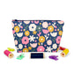 Zipper Pouch Sewing Kit - Navy Floral