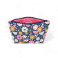 Zipper Pouch Sewing Kit - Navy Floral