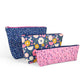 Zipper Pouch Sewing Kit - Navy Floral