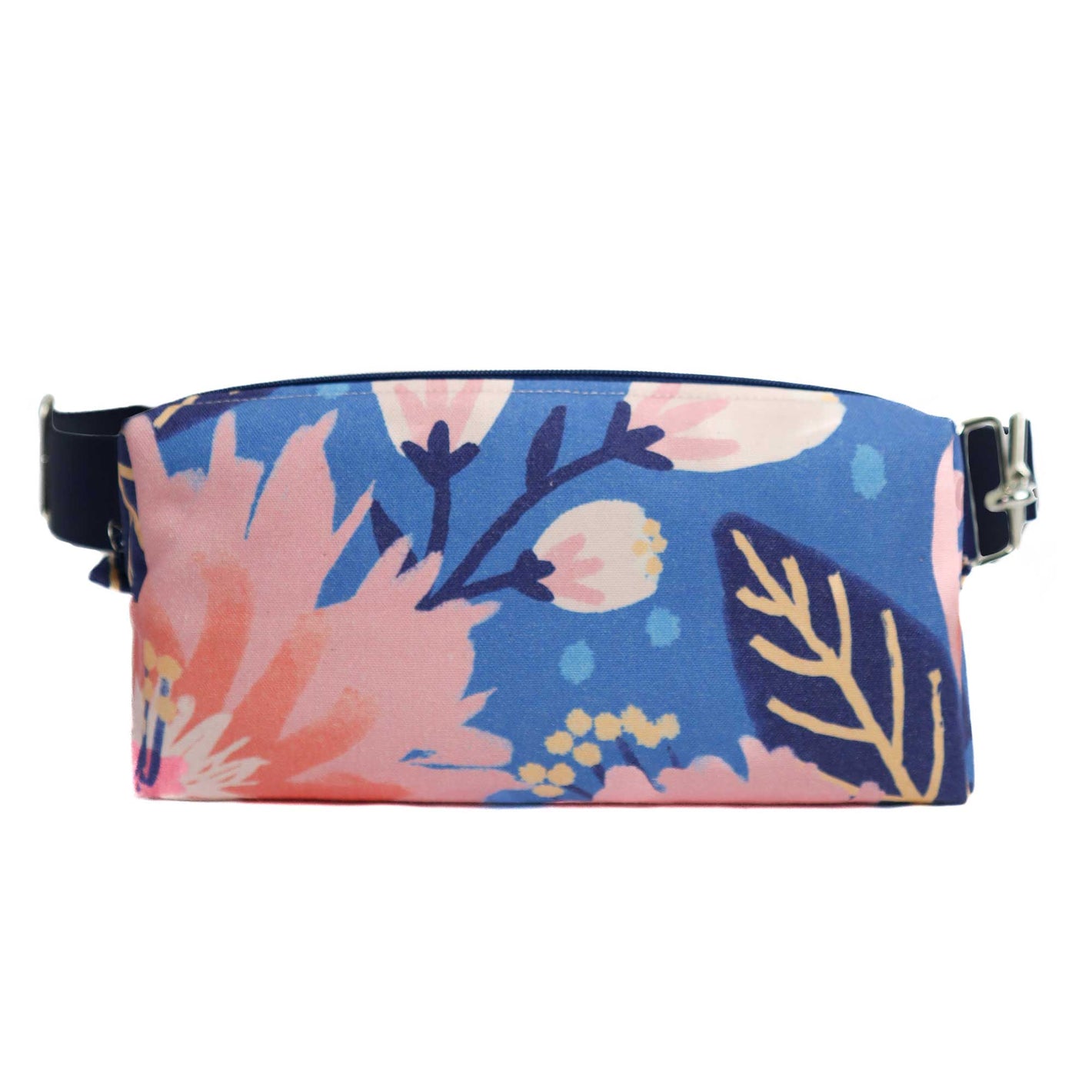 Belt Bag Sewing Kit - Supplies, Printed Pattern and Video Tutorial - Dahlia Blue