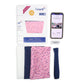 Zipper Pouch Sewing Kit - Rain Pink