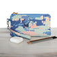 Wristlet Sewing Kit - Abstract Blue