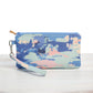 Wristlet Sewing Kit - Abstract Blue